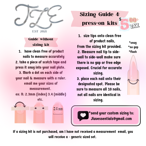JLE SIZING KITS